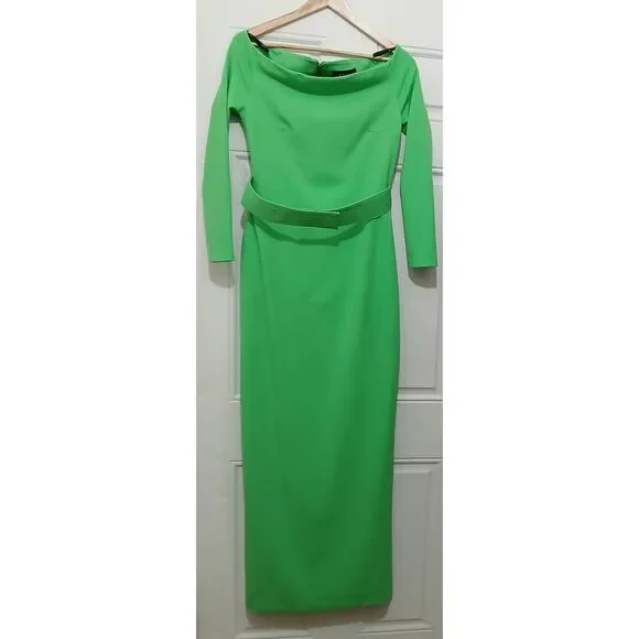solace green dress Solace London Kinsley Maxi Dress Green (For Hire) – EKOLUV